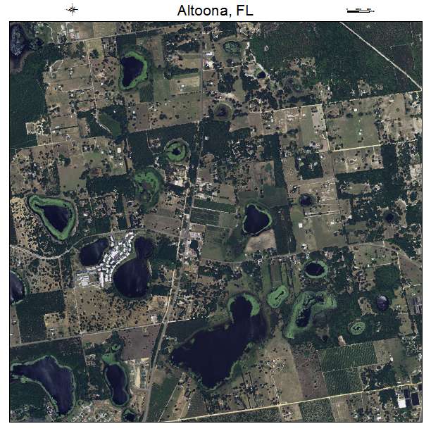 Altoona, FL air photo map