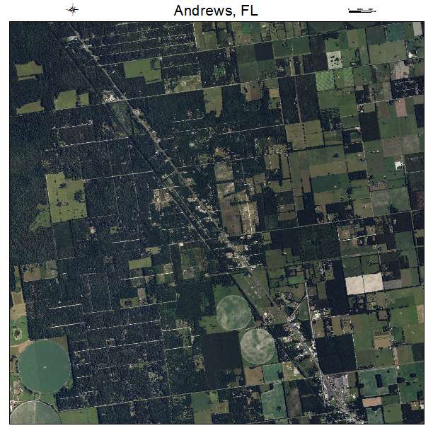 Andrews, FL air photo map