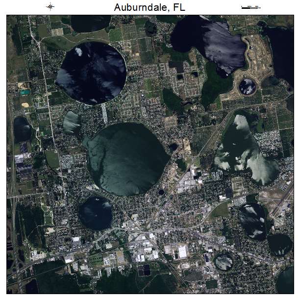 Auburndale, FL air photo map