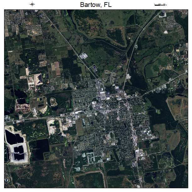 Bartow, FL air photo map
