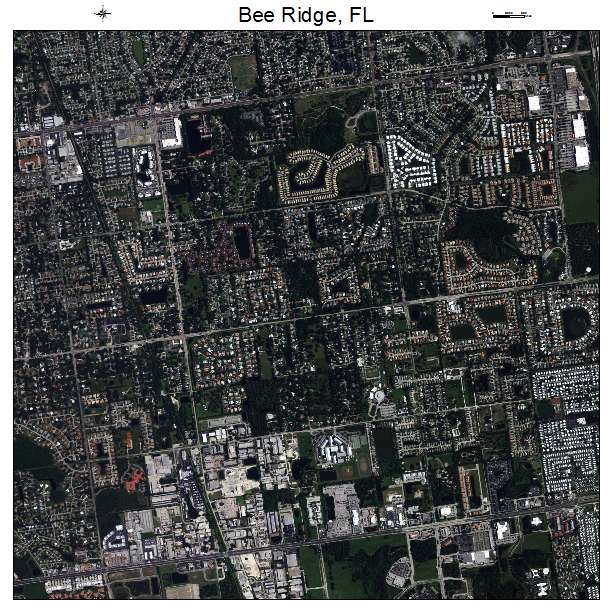Bee Ridge, FL air photo map