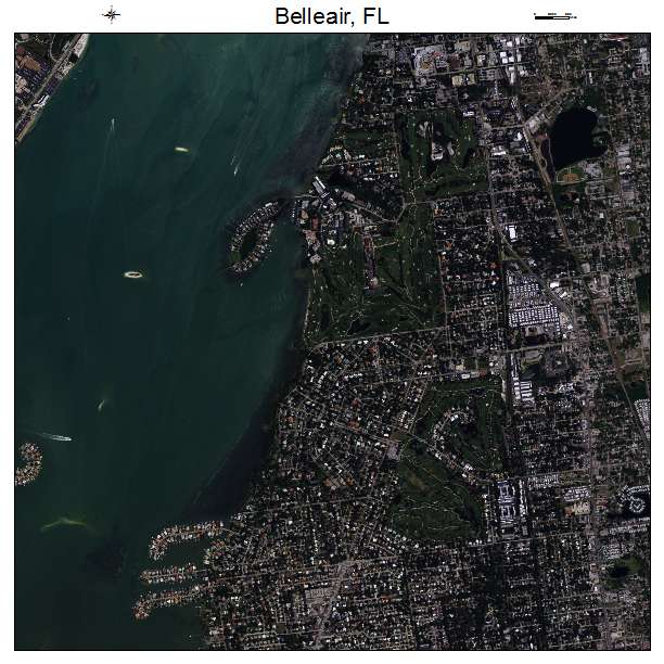 Belleair, FL air photo map