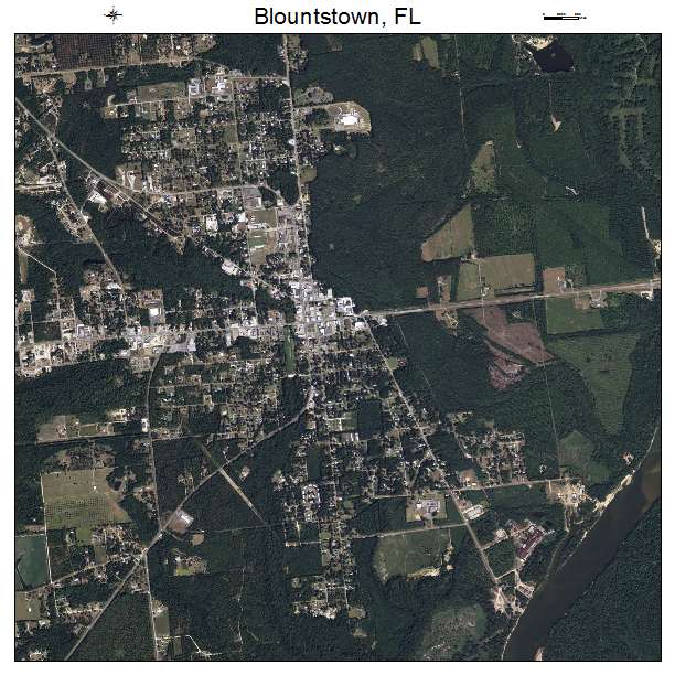 Blountstown, FL air photo map