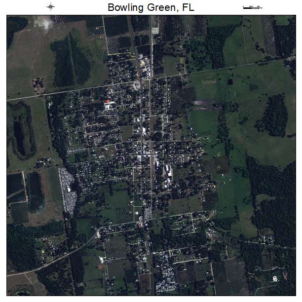 Bowling Green, FL air photo map