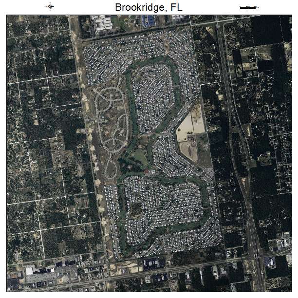 Brookridge, FL air photo map