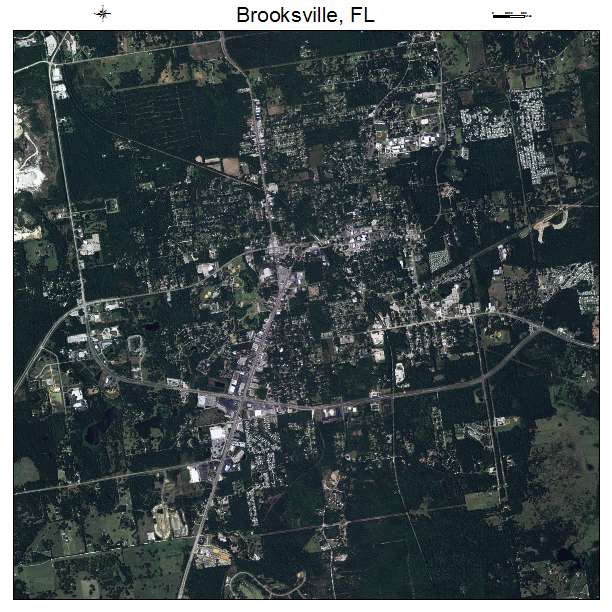 Brooksville, FL air photo map