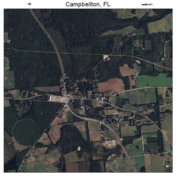 Campbellton, FL air photo map