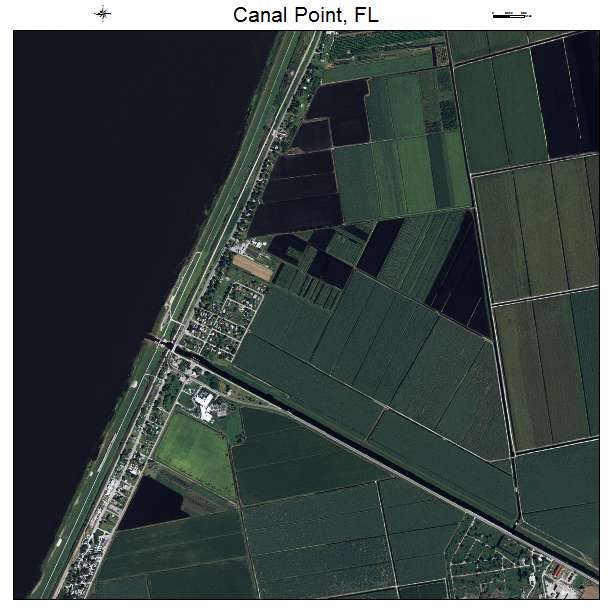 Canal Point, FL air photo map