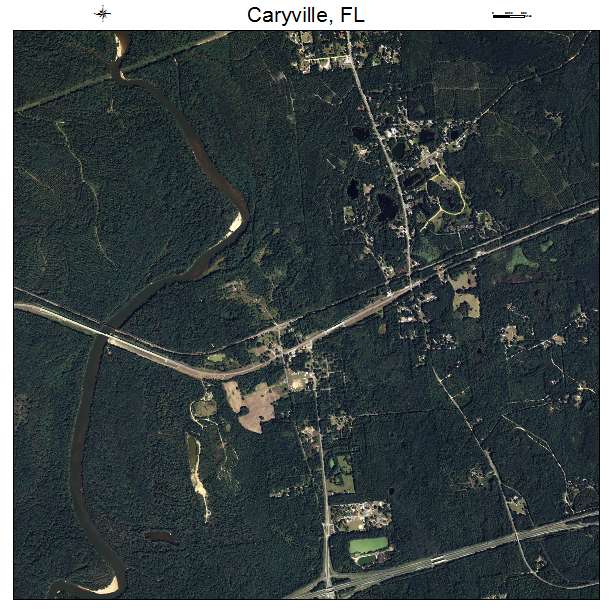 Caryville, FL air photo map