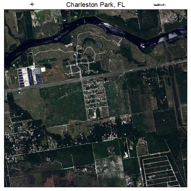 Charleston Park, FL air photo map