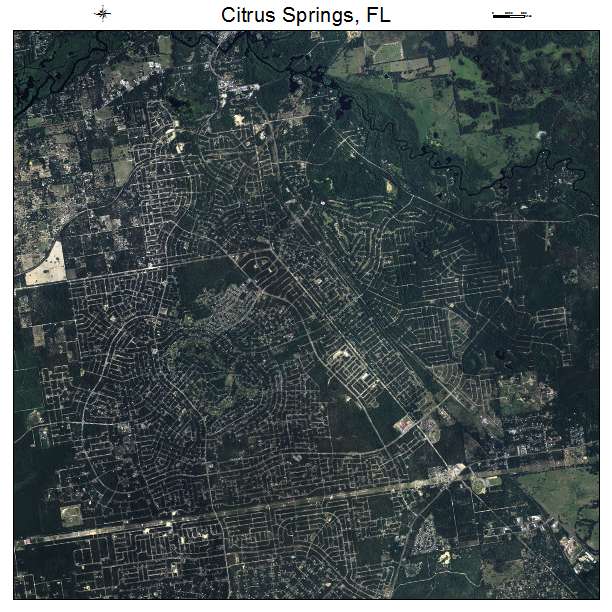 Citrus Springs, FL air photo map