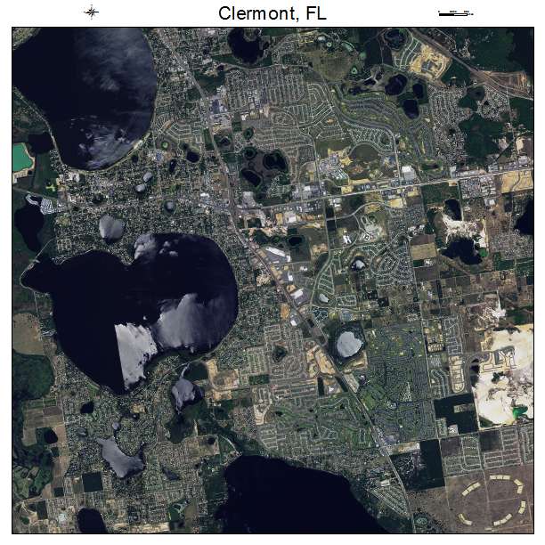 Clermont, FL air photo map