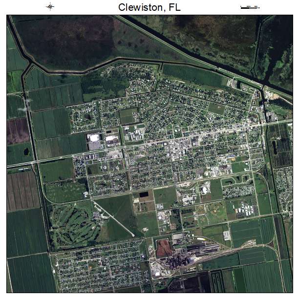 Clewiston, FL air photo map