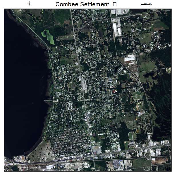 Combee Settlement, FL air photo map