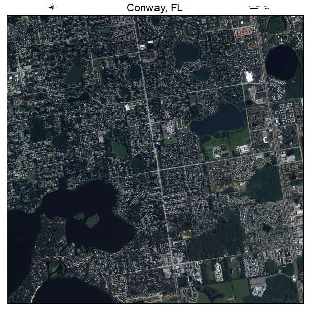 Conway, FL air photo map