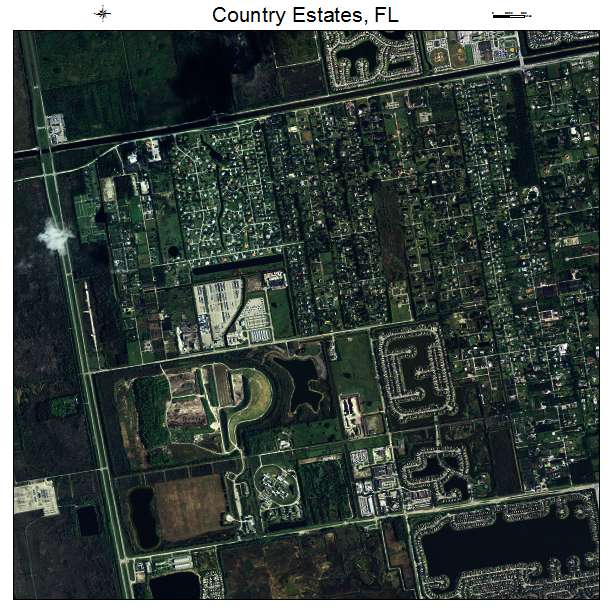 Country Estates, FL air photo map