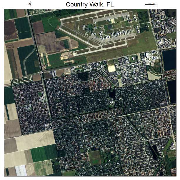 Country Walk, FL air photo map