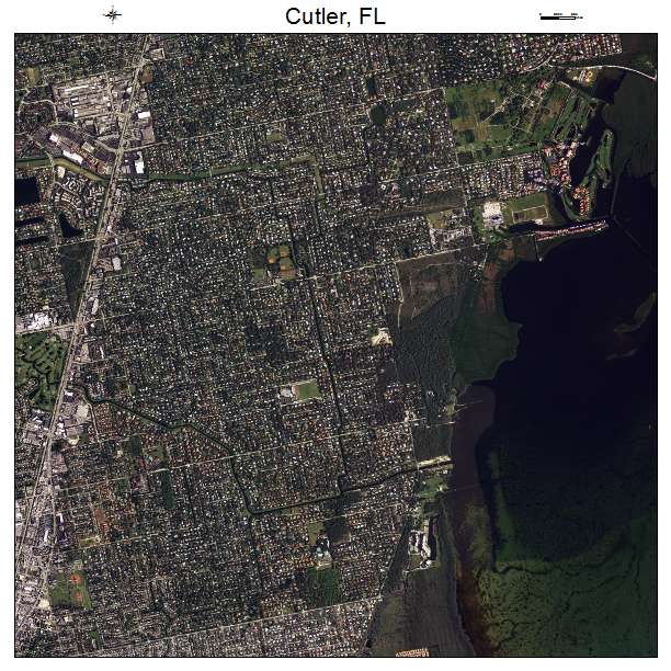 Cutler, FL air photo map