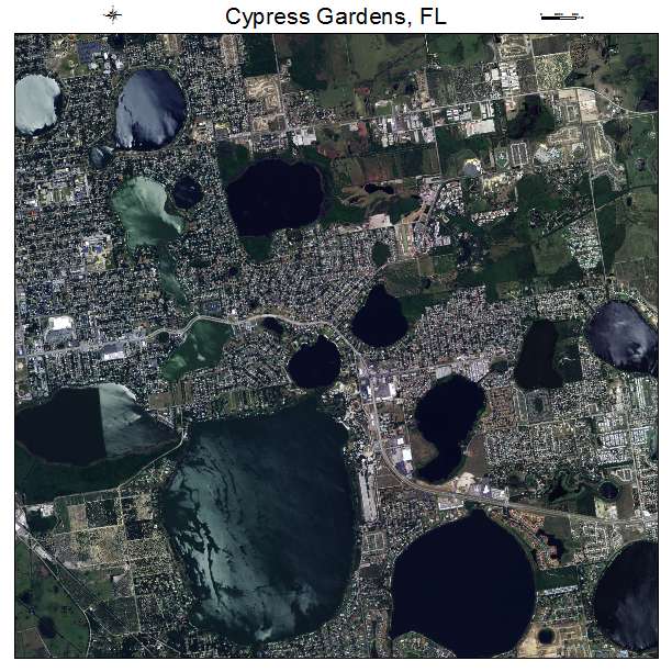 Cypress Gardens, FL air photo map