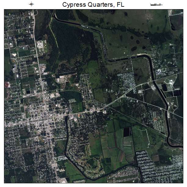 Cypress Quarters, FL air photo map