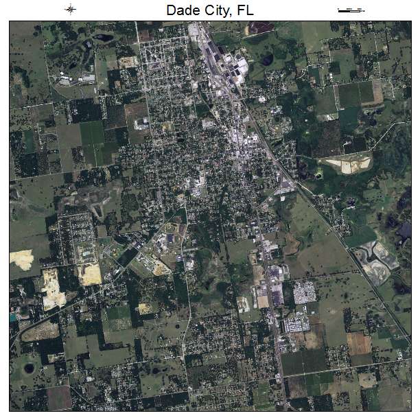 Dade City, FL air photo map
