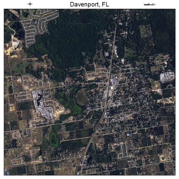 Davenport, FL air photo map