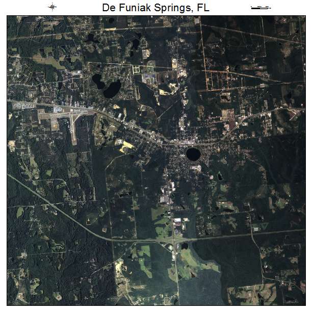 De Funiak Springs, FL air photo map