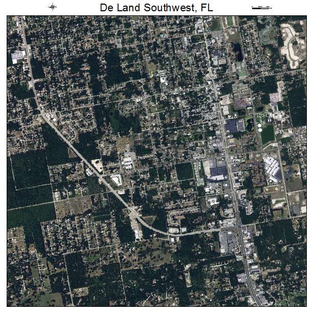 De Land Southwest, FL air photo map
