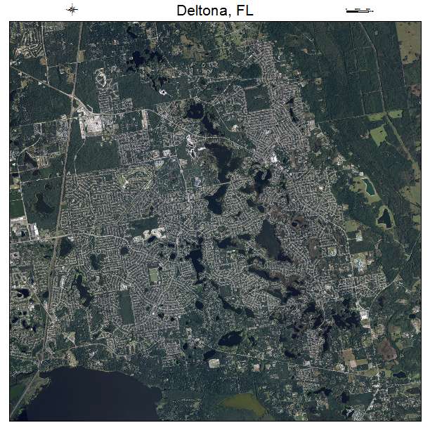 Deltona, FL air photo map