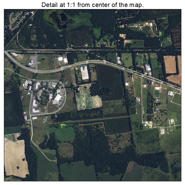 Alachua, Florida aerial imagery detail