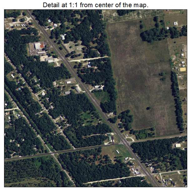 Andrews, Florida aerial imagery detail