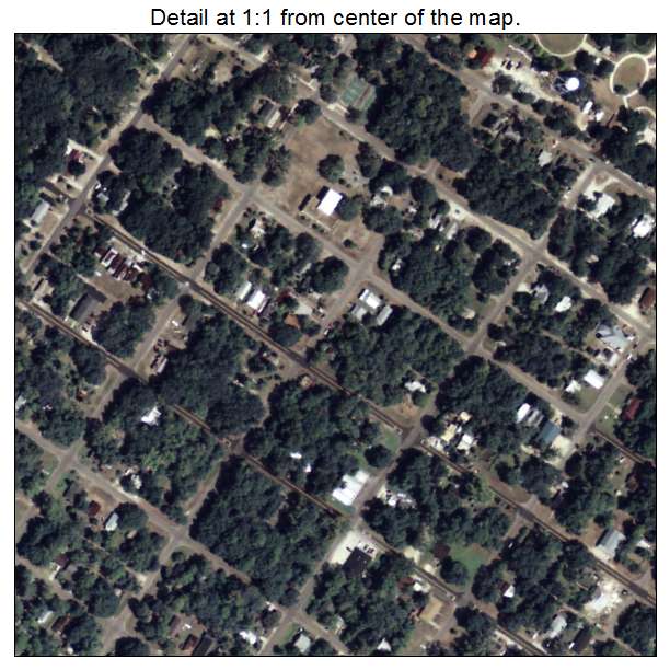 Apalachicola, Florida aerial imagery detail