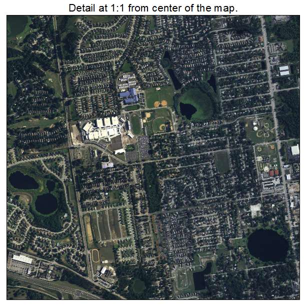 Apopka, Florida aerial imagery detail