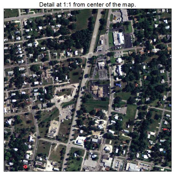Arcadia, Florida aerial imagery detail