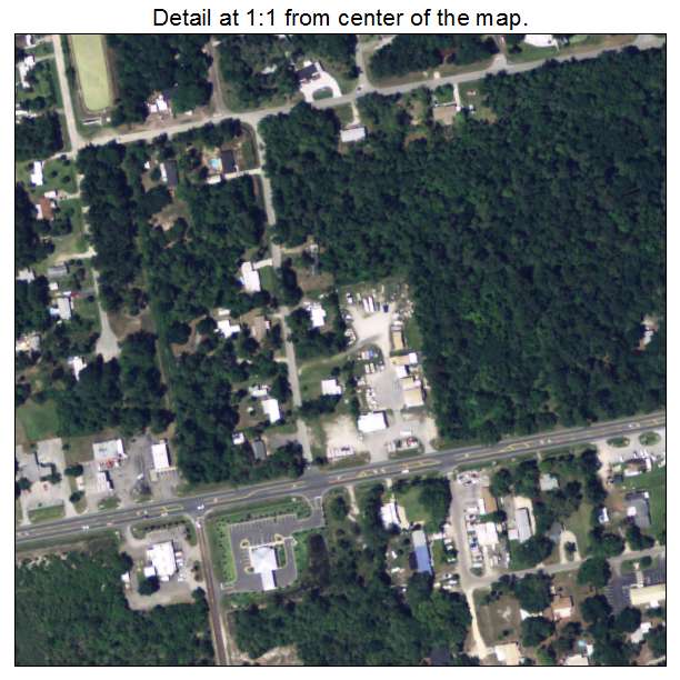 Astor, Florida aerial imagery detail