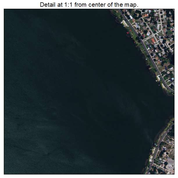 Auburndale, Florida aerial imagery detail
