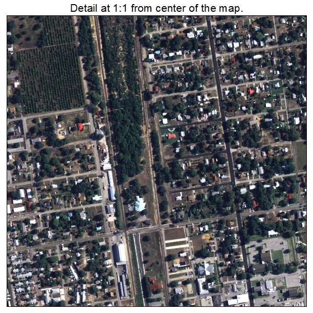 Avon Park, Florida aerial imagery detail