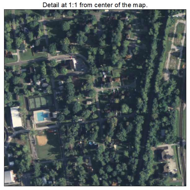 Baldwin, Florida aerial imagery detail