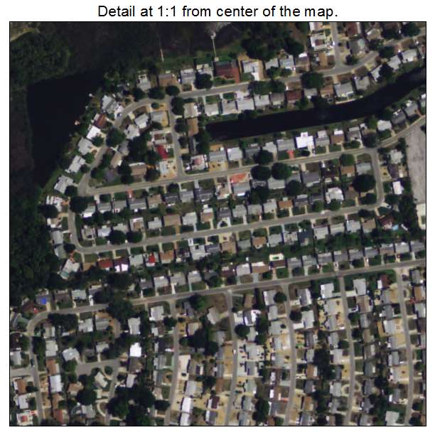 Beacon Square, Florida aerial imagery detail