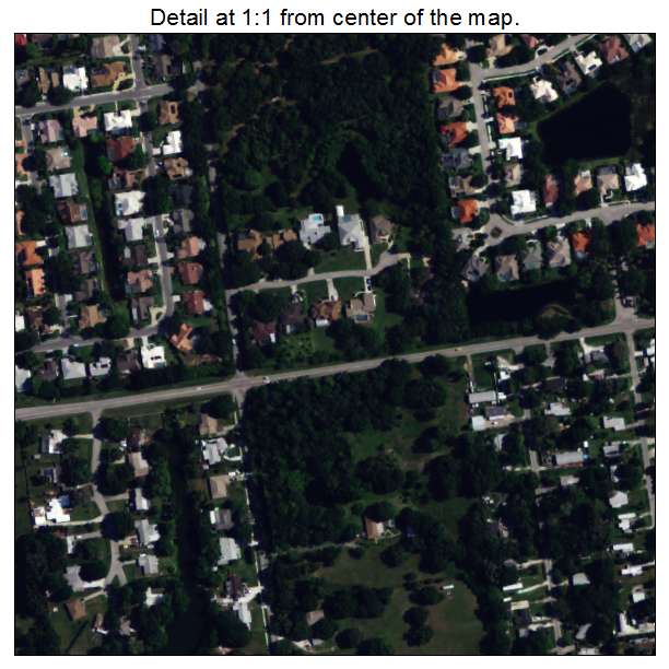 Bee Ridge, Florida aerial imagery detail