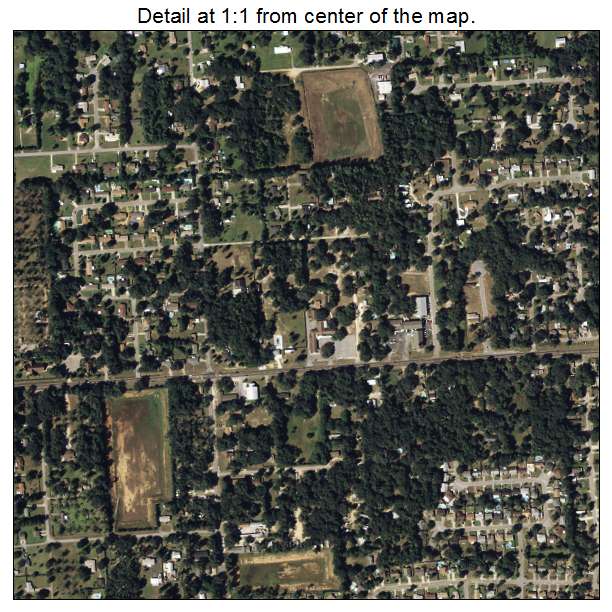Bellview, Florida aerial imagery detail