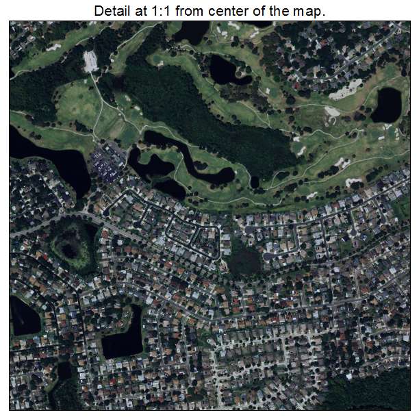 Bloomingdale, Florida aerial imagery detail
