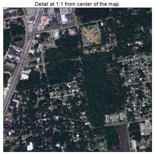 Brooksville, Florida aerial imagery detail