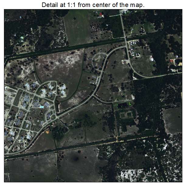 Buckingham, Florida aerial imagery detail