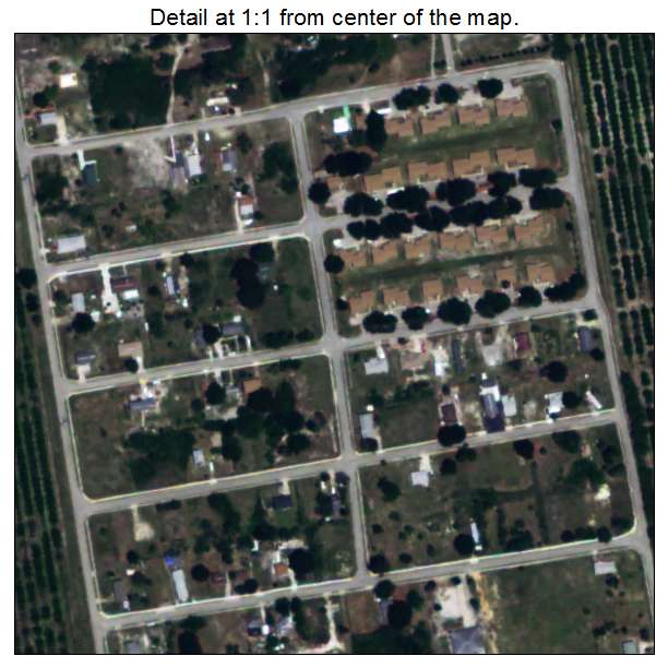 Charleston Park, Florida aerial imagery detail