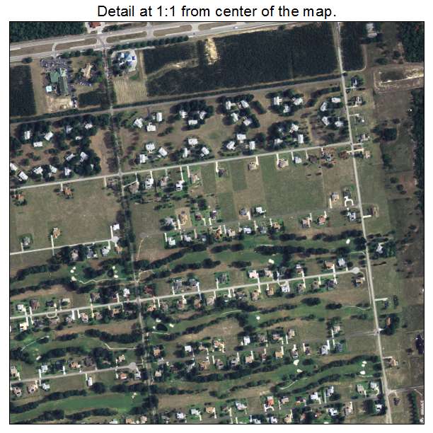 Citrus Hills, Florida aerial imagery detail