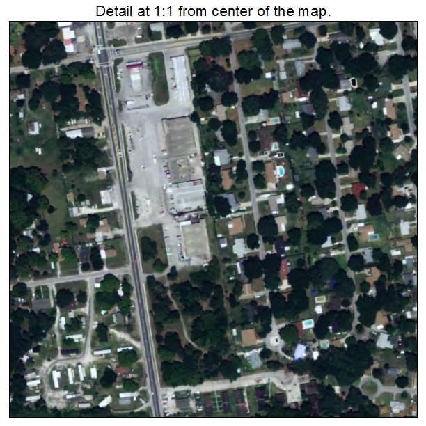 Combee Settlement, Florida aerial imagery detail