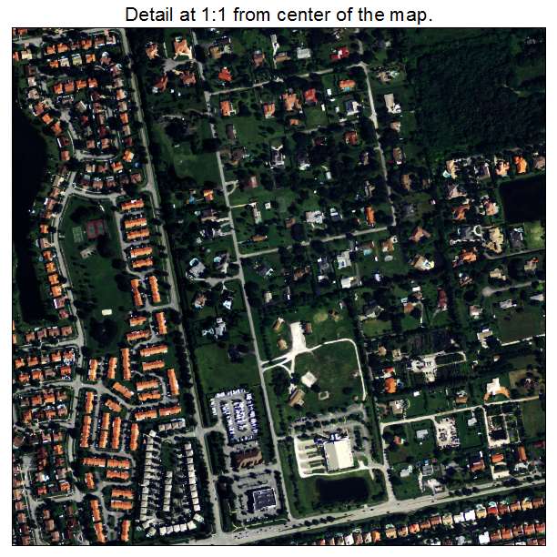 Cooper City, Florida aerial imagery detail