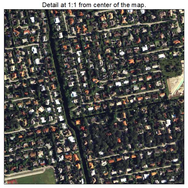 Cutler, Florida aerial imagery detail