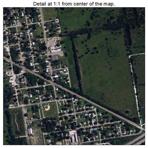 Cypress Quarters, Florida aerial imagery detail